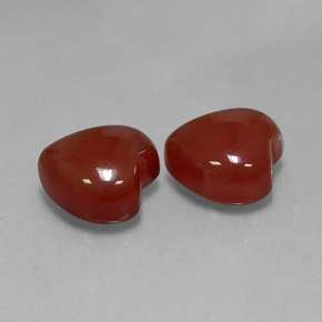 Achetez naturel ct orange cornaline gems, forme de coeur, en provenance inde chez gemselect. en stock, livraison internationale!