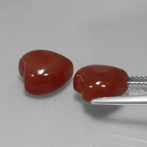 Achetez naturel ct orange cornaline gems, forme de coeur, en provenance inde chez gemselect. en stock, livraison internationale!
