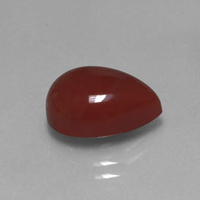 Cornaline orange naturelle transparent, 4,67 ct, transparent / translucide