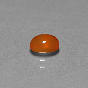Cornaline Orange naturelle Transparent, 0.47 ct, Transparent / Translucide
