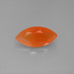 Cornaline Rouge orange naturelle Transparent, 1.70 ct, Transparent / Translucide