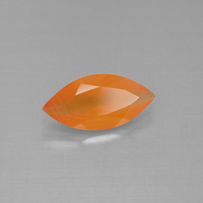 Cornaline Rouge orange naturelle Transparent, 1.48 ct, Transparent / Translucide