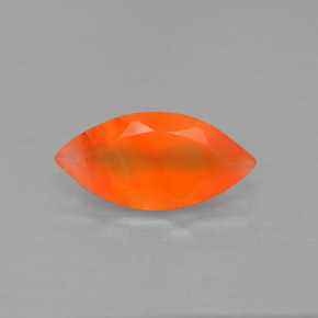Cornaline Orange naturelle Transparent, 1.44 ct, Transparent / Translucide