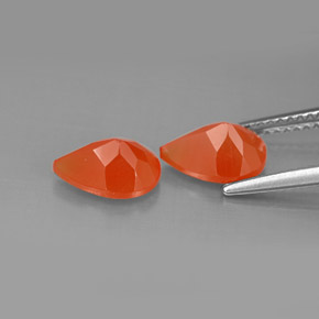 Achetez naturel ct Rouge orange Cornaline gems, Transparent, En provenance Inde chez GemSelect. En stock, livraison internationale!