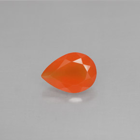 Cornaline Orange naturelle Transparent, 0.94 ct, Transparent / Translucide