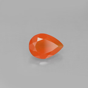 Cornaline Orange naturelle Transparent, 0.94 ct, Transparent / Translucide