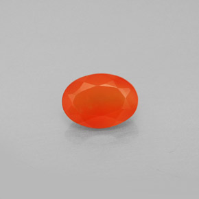 Cornaline Orange naturelle Transparent, 0.84 ct, Transparent / Translucide