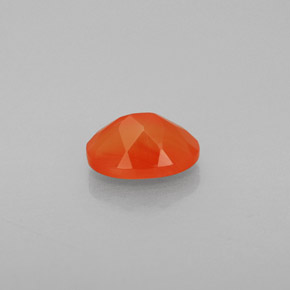 Cornaline Orange naturelle Transparent, 0.84 ct, Transparent / Translucide