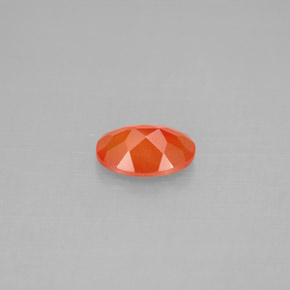 Cornaline Rouge orange naturelle Transparent, 0.62 ct, Transparent / Translucide