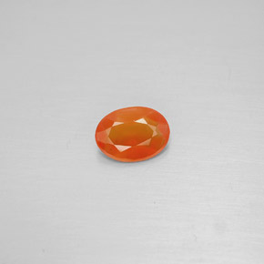 Cornaline Orange naturelle Transparent, 0.45 ct, Transparent / Translucide