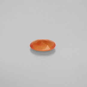 Cornaline Orange naturelle Transparent, 0.45 ct, Transparent / Translucide