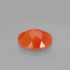 Cornaline Rouge orange naturelle Transparent, 4.09 ct, Transparent / Translucide