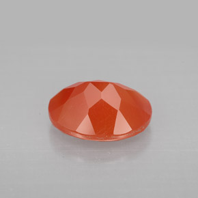 Cornaline Rouge orange naturelle Transparent, 3.09 ct, Transparent / Translucide