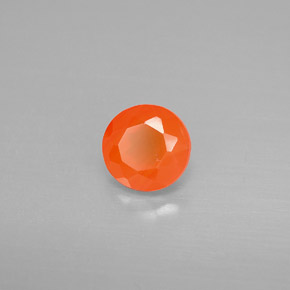 Cornaline Orange naturelle Transparent, 0.73 ct, Transparent / Translucide