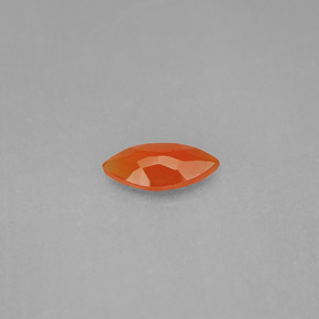 Cornaline Orange naturelle Transparent, 0.39 ct, Transparent / Translucide