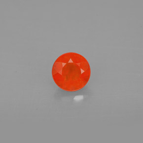 Cornaline Orange naturelle Transparent, 0.47 ct, Transparent / Translucide