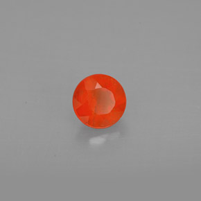 Cornaline Orange naturelle Transparent, 0.47 ct, Transparent / Translucide