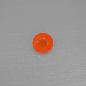 Cornaline Orange naturelle Transparent, 0.38 ct, Transparent / Translucide