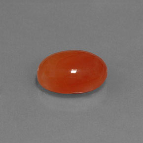 Cornaline Orange naturelle Transparent, 5.84 ct, Transparent / Translucide