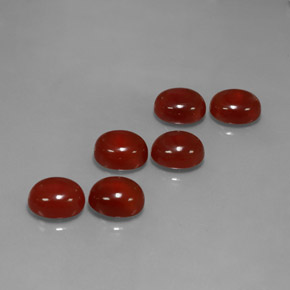 Achetez naturel ct rouge cornaline gems, coupe ovale, en provenance inde chez gemselect. en stock, livraison internationale!