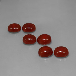 Achetez naturel ct rouge cornaline gems, coupe ovale, en provenance inde chez gemselect. en stock, livraison internationale!