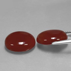 Achetez naturel ct rouge cornaline gems, coupe ovale, en provenance inde chez gemselect. en stock, livraison internationale!