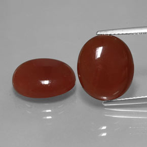 Achetez naturel ct rouge cornaline gems, coupe ovale, en provenance inde chez gemselect. en stock, livraison internationale!