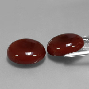Achetez naturel ct rouge cornaline gems, coupe ovale, en provenance inde chez gemselect. en stock, livraison internationale!