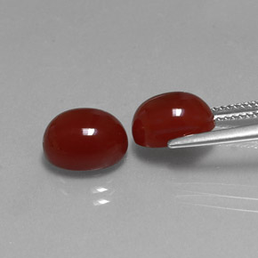 Achetez naturel ct rouge cornaline gems, coupe ovale, en provenance inde chez gemselect. en stock, livraison internationale!