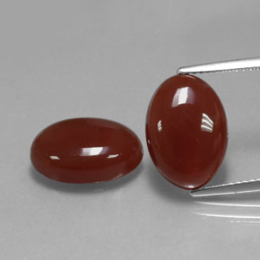 Achetez naturel ct rouge cornaline gems, coupe ovale, en provenance inde chez gemselect. en stock, livraison internationale!