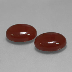 Achetez naturel ct rouge cornaline gems, coupe ovale, en provenance inde chez gemselect. en stock, livraison internationale!
