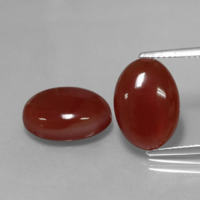 Achetez naturel ct Rouge brunâtre Cornaline gems, Coupe ovale, En provenance Inde chez GemSelect. En stock, livraison internationale!