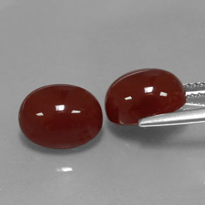 Achetez naturel ct rouge cornaline gems, coupe ovale, en provenance inde chez gemselect. en stock, livraison internationale!