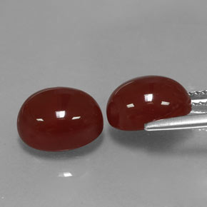 Achetez naturel ct rouge cornaline gems, coupe ovale, en provenance inde chez gemselect. en stock, livraison internationale!