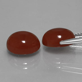 Achetez naturel ct rouge cornaline gems, coupe ovale, en provenance inde chez gemselect. en stock, livraison internationale!