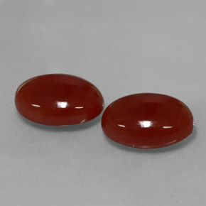 Achetez naturel ct rouge cornaline gems, coupe ovale, en provenance inde chez gemselect. en stock, livraison internationale!