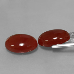 Achetez naturel ct rouge cornaline gems, coupe ovale, en provenance inde chez gemselect. en stock, livraison internationale!