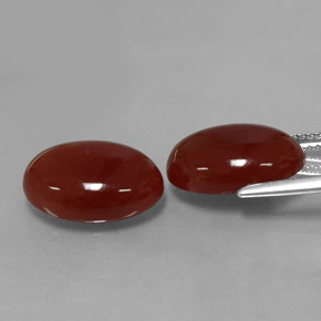 Achetez naturel ct rouge cornaline gems, coupe ovale, en provenance inde chez gemselect. en stock, livraison internationale!