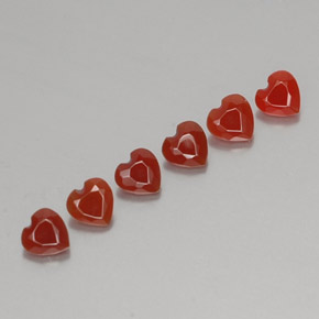 Achetez naturel ct orange cornaline gems, forme de coeur, en provenance inde chez gemselect. en stock, livraison internationale!