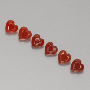Achetez naturel ct orange cornaline gems, forme de coeur, en provenance inde chez gemselect. en stock, livraison internationale!