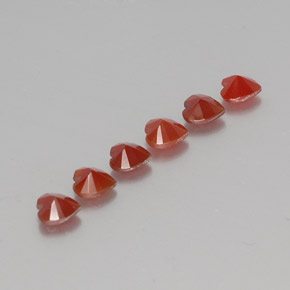Achetez naturel ct orange cornaline gems, forme de coeur, en provenance inde chez gemselect. en stock, livraison internationale!