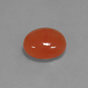 Cornaline rouge orange naturelle transparent, 3,24 ct, transparent / translucide