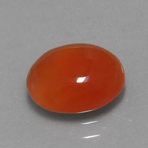 Cornaline orange naturelle transparent, 1,84 ct, transparent / translucide