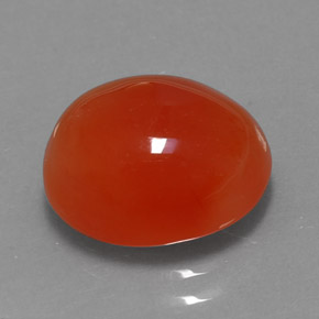 Cornaline orange naturelle transparent, 4,00 ct, transparent / translucide