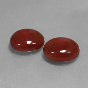 Achetez naturel ct Rouge Cornaline gems, Coupe ovale, En provenance Inde chez GemSelect. En stock, livraison internationale!