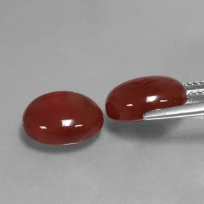 Achetez naturel ct Rouge Cornaline gems, Coupe ovale, En provenance Inde chez GemSelect. En stock, livraison internationale!