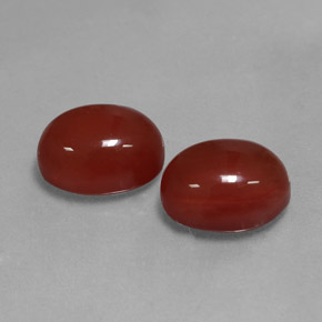 Achetez naturel ct rouge cornaline gems, coupe ovale, en provenance inde chez gemselect. en stock, livraison internationale!