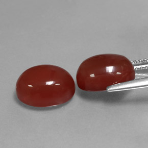 Achetez naturel ct rouge cornaline gems, coupe ovale, en provenance inde chez gemselect. en stock, livraison internationale!