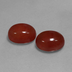 Achetez naturel ct rouge cornaline gems, coupe ovale, en provenance inde chez gemselect. en stock, livraison internationale!