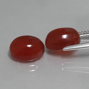 Achetez naturel ct rouge cornaline gems, coupe ovale, en provenance inde chez gemselect. en stock, livraison internationale!